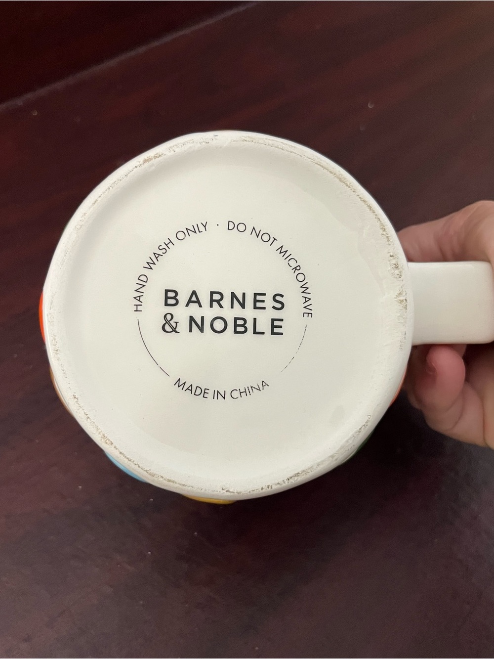Multicolor Book Spine Ceramic Coffee Mug - Picture 2 of 5